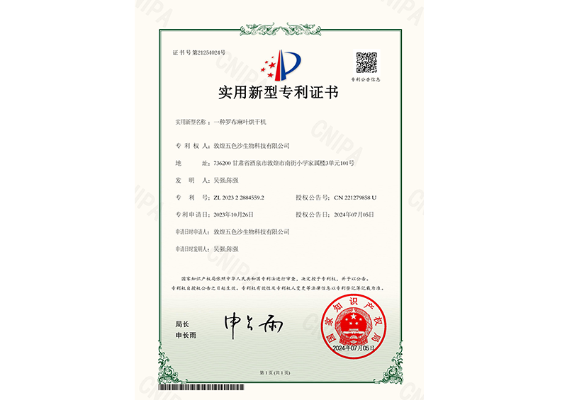 实用新型专利证书